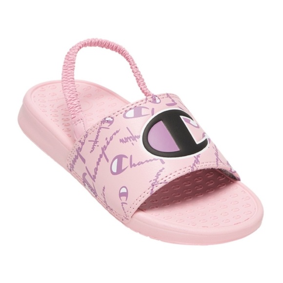 Champion Other - NWT Champion Pink Purple Slides Baby Girl Size 4